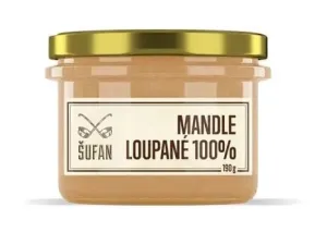 Ořechové máslo, Šufan Mandle loupané 100%, 190 g