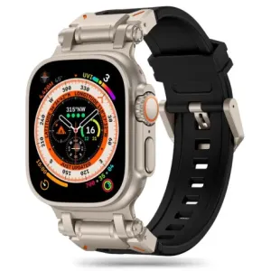 Tech-Protect Delta Pro remen za Apple Watch 42/44/45/49mm, black / titanium