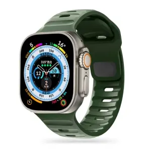 Remen TECH-PROTECT ICONBAND LINE APPLE WATCH 4 / 5 / 6 / 7 / 8 / 9 / SE / ULTRA 1 / 2  (42 / 44 / 45 / 49 MM) ARMY GREEN (9490713935064)