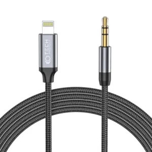 Tech-Protect Ultraboost kabel Lightning / 3.5mm jack 1m, crno #372902