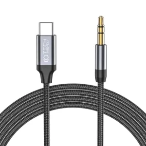 Tech-Protect Ultraboost kabel USB-C / 3.5mm jack 1m, crno #372901