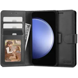 Tech-Protect Wallet preklopna maska za Samsung Galaxy S23 FE, crno