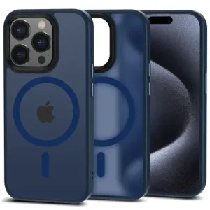 Tech-Protect Magmat MagSafe maska za iPhone 15 Pro Max, tamno plava