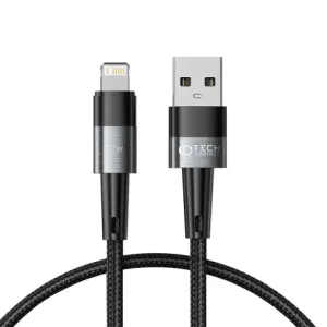 Tech-Protect Ultraboost kabel USB / Lightning 12W 2.4A 25cm, siva