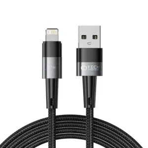 Tech-Protect Ultraboost kabel USB / Lightning 12W 2.4A 2m, siva