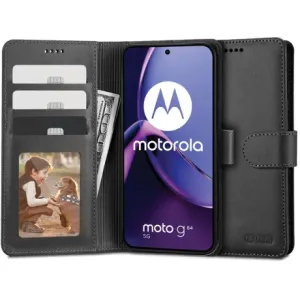 Tech-Protect Wallet preklopna maska za Motorola Moto G84 5G, crno