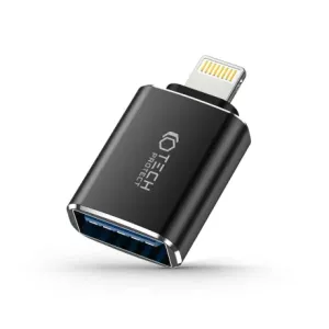 Tech-Protect Ultraboost adapter Lightning / USB OTG, crno