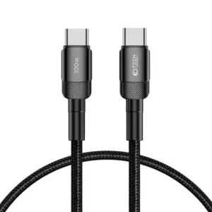 Tech-Protect Ultraboost Evo kabel USB-C / USB-C PD 100W 5A 0.5m, crno