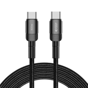 Tech-Protect Ultraboost Evo kabel USB-C / USB-C PD 100W 5A 3m, crno