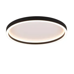 Dizajnerska stropna svjetiljka crna uklj. LED - Daniela