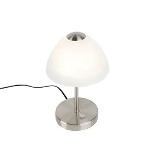 Dizajn stolne svjetiljke od čelika sa zatamnjivanjem, uključujući LED - Joya