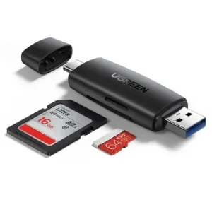Ugreen CM304 čitač kartica USB / USB-C / SD / micro SD, crno #373756