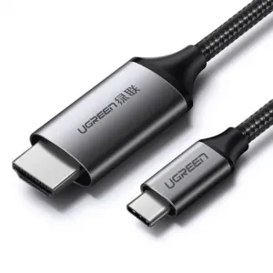 Ugreen MM142 kabel HDMI / USB-C 4K 1.5m, crno/siva #373645