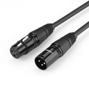 Ugreen AV130 XLR kabel F/M 3m, crno #373765