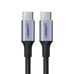 Ugreen kabel USB-C / USB-C PD QC 3.0 5A 100W 1.5m, siva