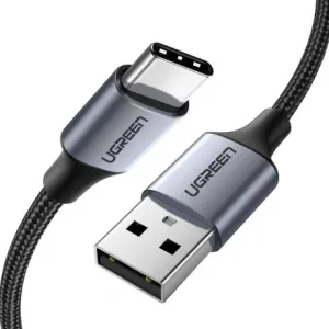 Ugreen US288 kabel USB / USB-C QC 3.0 3A 2m, siva #373666