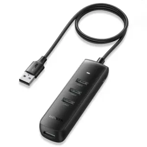 Ugreen CM416 HUB adapter USB / 4x USB 3.2 1m, crno