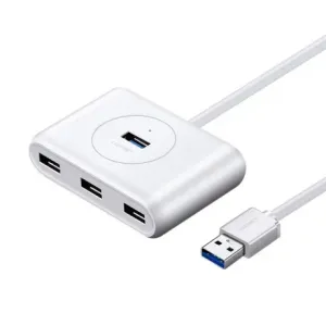 Ugreen CR113 HUB adapter 4x USB 3.0, bijela