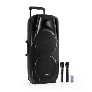 Vonyx SPX-PA9210 sound system 2X10'' USB, SD/MMC Bluetooth, punjiva baterija 4-6 h
