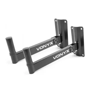 Vonyx WMS-02, zidni nosač za zvučnike, 2 komada, 35 mm prirubnica, nosivost 25 kg po nosaču