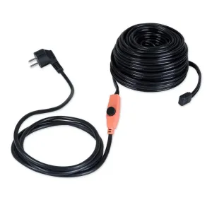 Waldbeck Flow wire, kabel za zaštitu protiv smrzavanja, 18 m, termostat, IP68