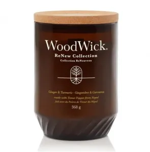 Aromatická svíčka ReNew, WoodWick Ginger & Turmeric, hoření až 75 hod