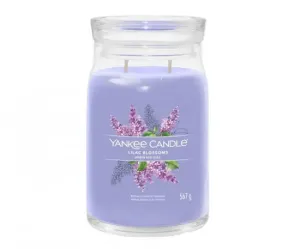 Aromatická svíčka, Yankee Candle Signature Lilac Blossoms, hoření až 90 hod