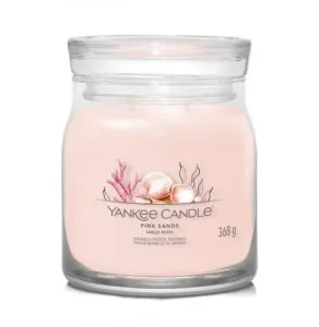 Aromatická svíčka, Yankee Candle Signature Pink Sands, hoření až 50 hod