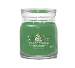 Aromatická svíčka, Yankee Candle Signature Shimmering Christmas Tree, hoření až 50 hod
