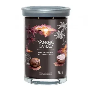 Aromatická svíčka, Yankee Candle Signature Tumbler Black Coconut, hoření až 100 hod