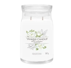 Aromatická svíčka, Yankee Candle Signature White Gardenia, hoření až 90 hod