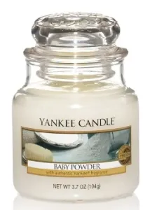 Aromatická svíčka, Yankee Candle Baby Powder, hoření až 30 hod