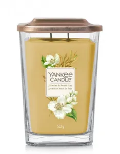 Aromatická svíčka, Yankee Candle Elevation Jasmine & Sweet Hay, hoření až 80 hod