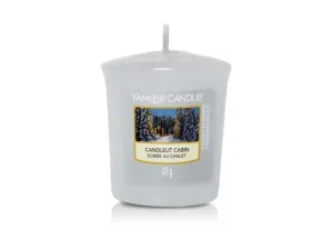 Aromatická votivní svíčka, Yankee Candle Candlelit Cabin, doba hoření až 15 hod