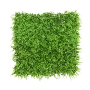 Umělý panel z kapradiny, zelený, rozměr 1 x 1 m